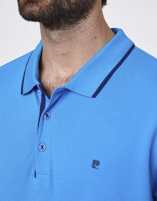 Pierre Cardin polo shirt from the Air Touch collection in blue