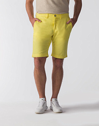 Bermuda shorts Pierre Cardin from the Future Flex collection in bright yellow