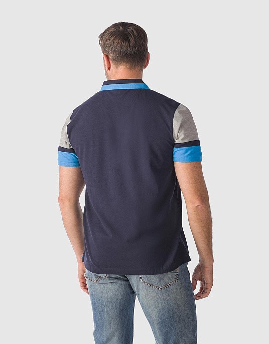 Pierre Cardin polo shirt from the Future Flex collection in navy blue