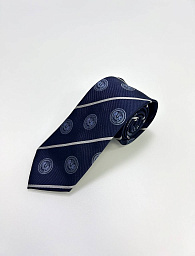 Hugo Boss blue tie with logo