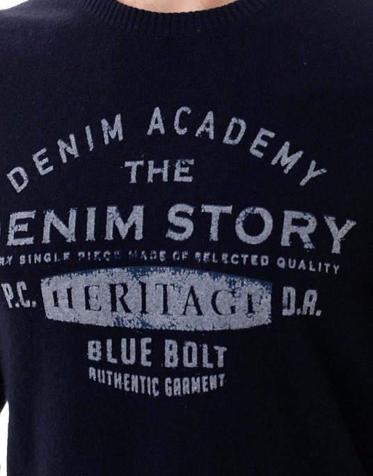 Джемпер Pierre Cardin из коллекции Denim Academy в синем цвете