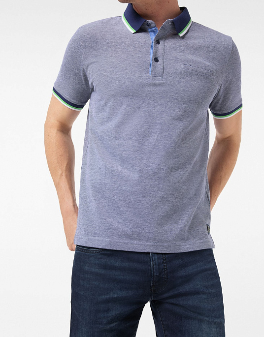 Pierre Cardin polo shirt from the Air Touch collection in blue