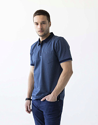 Pierre Cardin polo shirt in blue