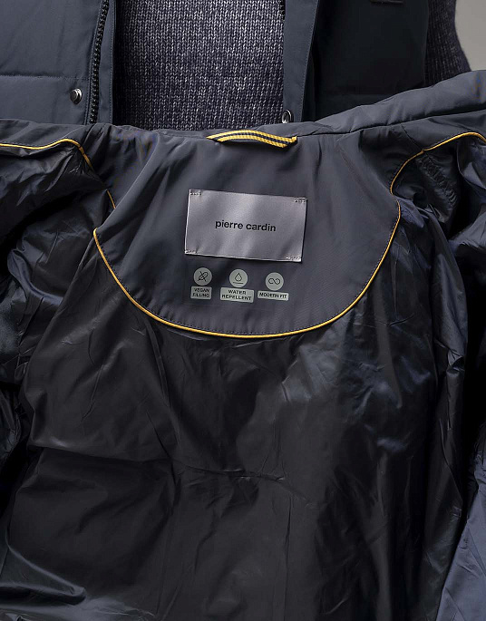 Куртка Pierre Cardin з м'якими вставками у синьому кольорі
