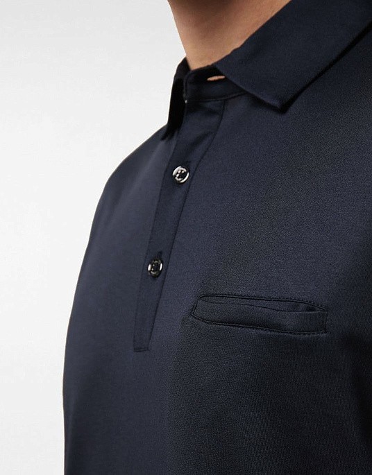 Pierre Cardin polo shirt from the Voyage collection in navy blue