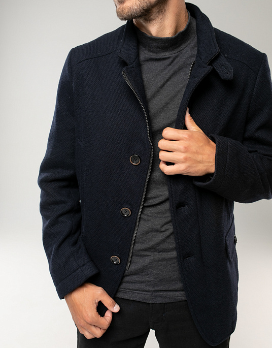 Куртка-пальто Pierre Cardin у темно-синьому кольорі
