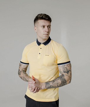 Polo Pierre Cardin in yellow color
