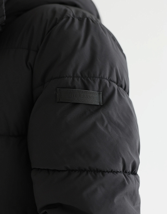 Pierre Cardin parka jacket with a hood in black