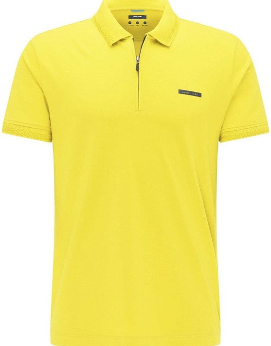 Pierre Cardin polo shirt from Future Flex collection in yellow