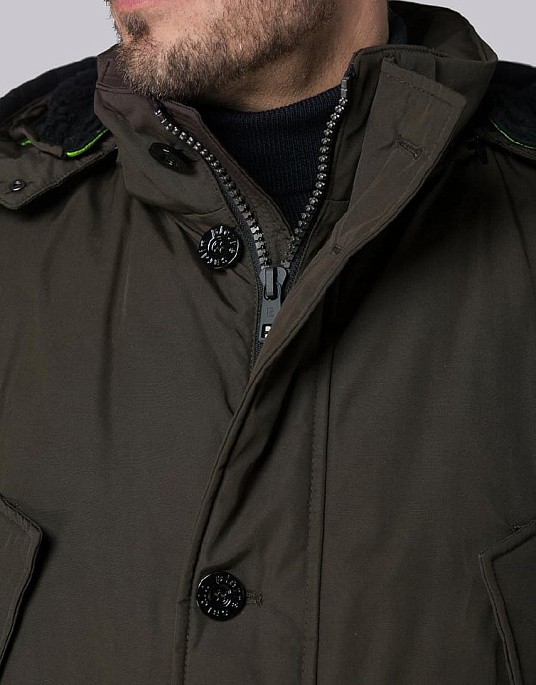 Куртка-парку Pierre Cardin із колекції Denim Academy у кольорі хакі