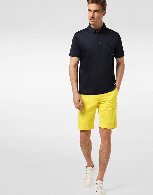 Pierre Cardin polo shirt from the Voyage collection in navy blue