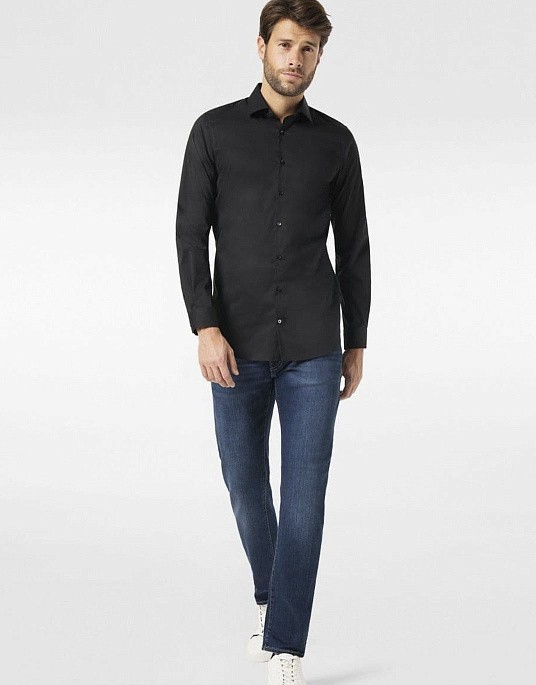 Pierre Cardin shirt from the Future Flex collection in black