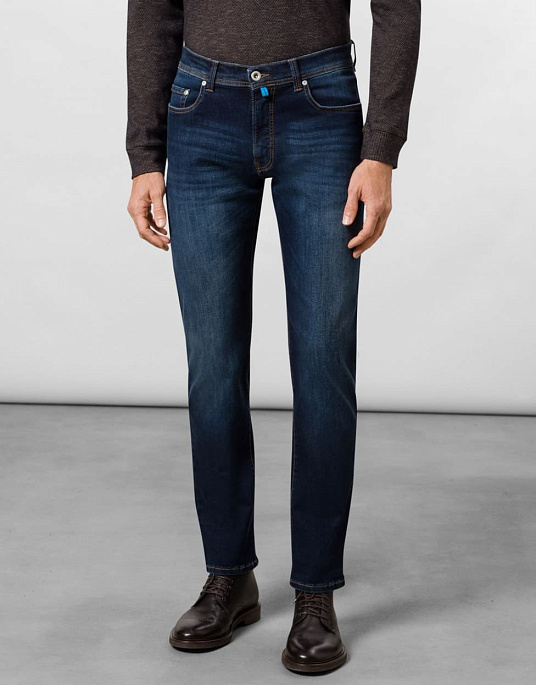 Pierre Cardin jeans from the Future Flex collection in lightly distressed blue