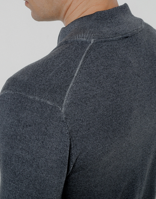 Pierre Cardin zip-up sweater in merino wool