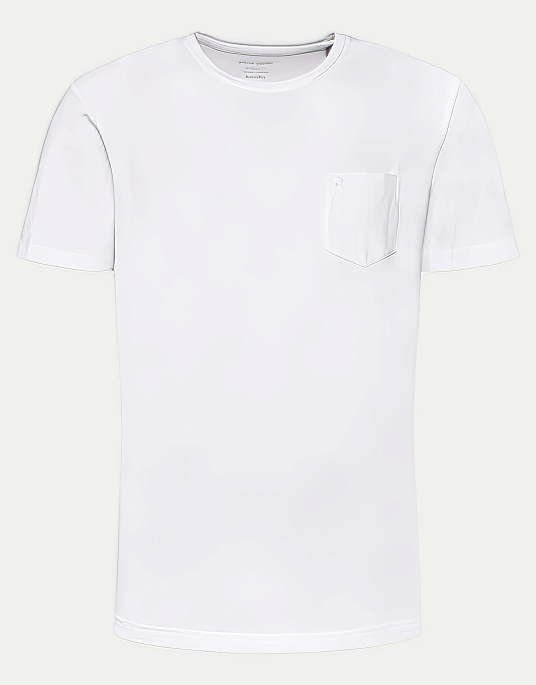 Футболка Pierre Cardin у білому кольорі однотонна