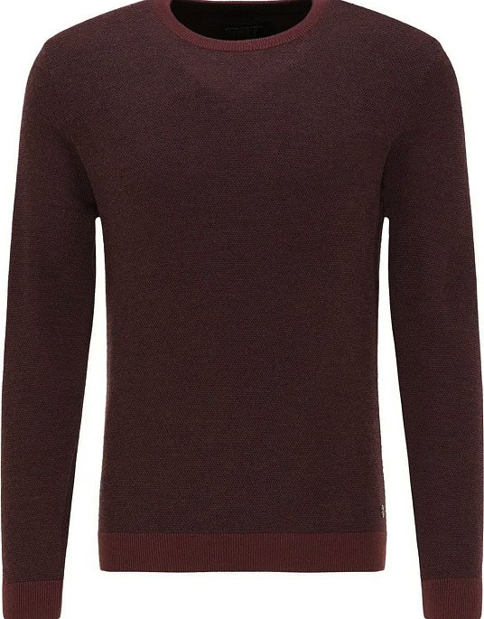 Pierre Cardin pullover from the Voyage collection in burgundy