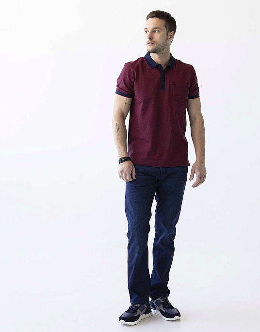 Pierre Cardin polo shirt in red