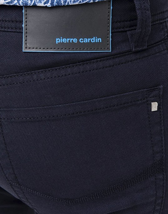 Брюки- флэты Pierre Cardin из коллекции Future Flex в темно-синем цвете