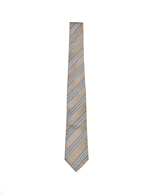 Otto Kern gold-tone striped tie