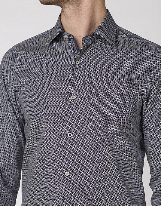 Сорочка Pierre Cardin із серії Cotton Comfort у сірому кольорі