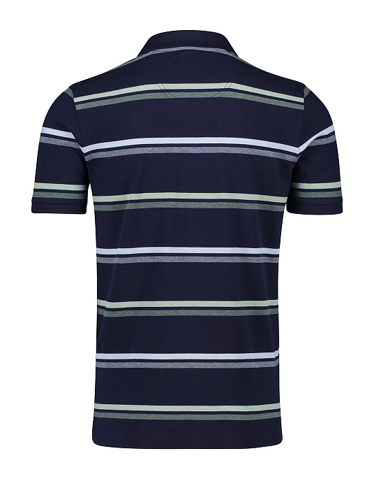 Pierre Cardin blue striped polo shirt