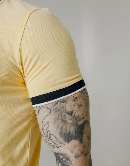 Поло Pierre Cardin у жовтому кольорі