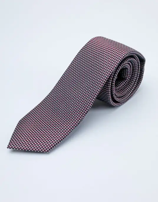 Pierre Cardin tie in a burgundy shade