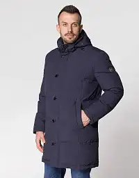 Куртка-пуховик Pierre Cardin з колекції Denim Academy в синьому кольорі