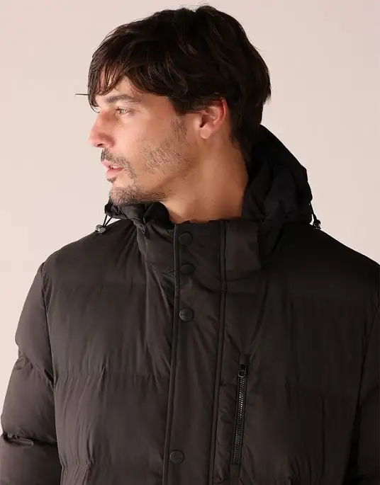 Куртка удлиненная Pierre Cardin из коллекции Future Flex в черном цвете