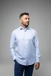 Pierre Cardin shirt from the Future Flex collection in blue