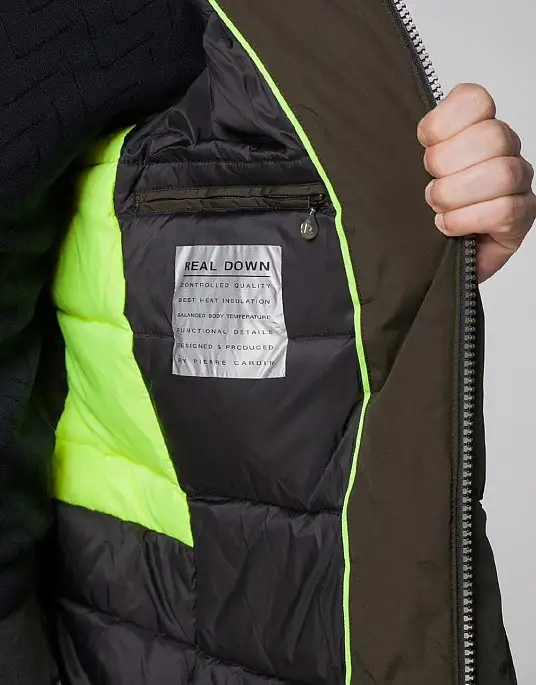 Denim Academy men's parka jacket by Pierre Cardin