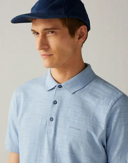 Pierre Cardin Polo from the Future Flex collection in blue