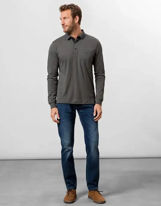 Pierre Cardin jeans from the Future Flex collection in distressed blue