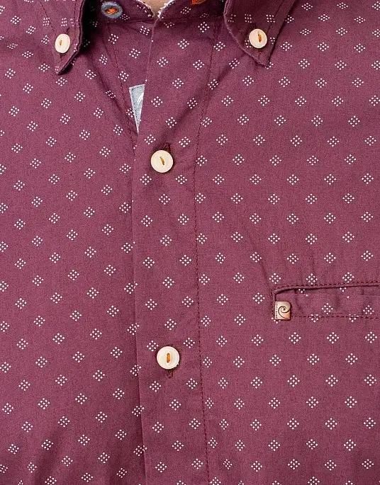 Pierre Cardin short sleeve shirt in red