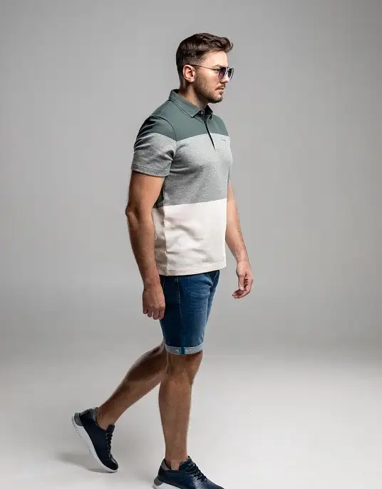 Поло Pierre Cardin із колекції Future Flex у зеленому кольорі