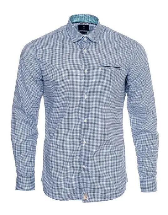 Pierre Cardin Cotton Comfort shirt in blue tint