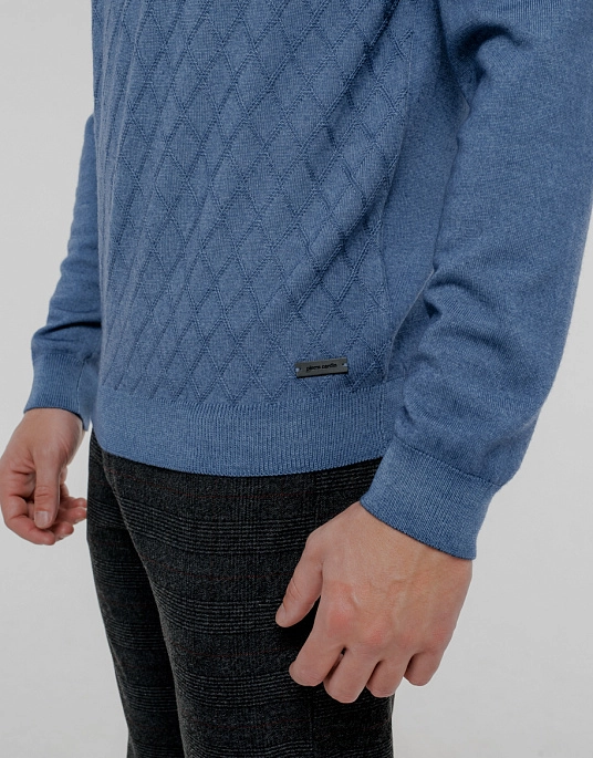 Pierre Cardin jumper with diamond weave