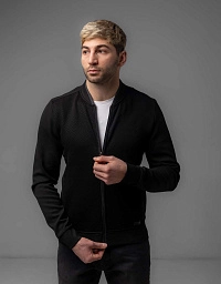 Pierre Cardin zip up jacket in black