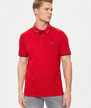 Pierre Cardin polo shirt in red