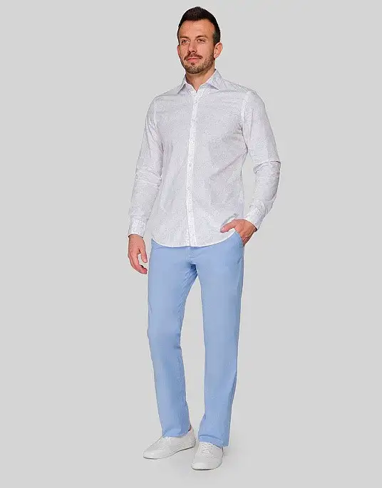 Рубашка Pierre Cardin из эксклюзивной коллекции Le Bleu в белом цвете