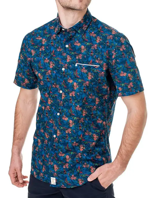 Рубашка Pierre Cardin из коллекции Denim Academy в синем цвете