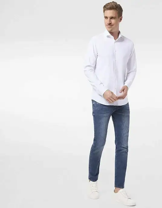 Сорочка Pierre Cardin з колекції Future Flex в білому кольорі