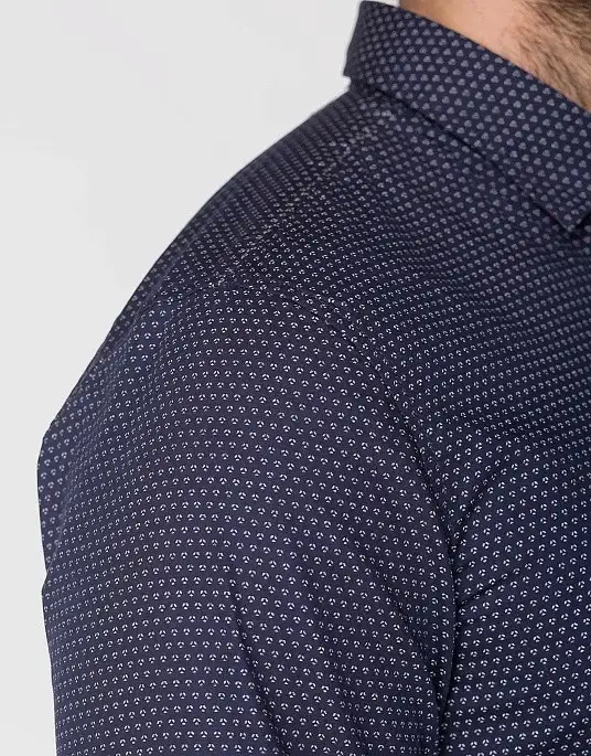 Сорочка Pierre Cardin із колекції Denim Academy у синьому кольорі з квітковим принтом