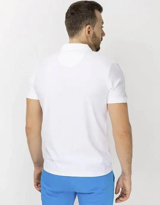 Поло Pierre Cardin з колекції Future Flex в білому кольорі