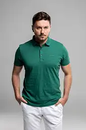 Поло Pierre Cardin из коллекции Future Flex в зелёном цвете