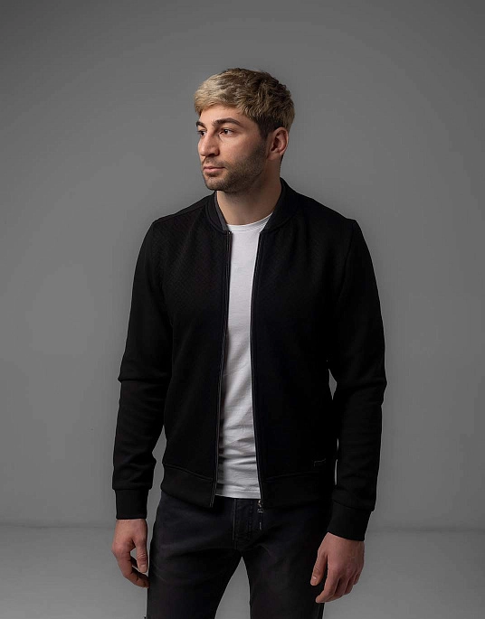 Pierre Cardin zip up jacket in black