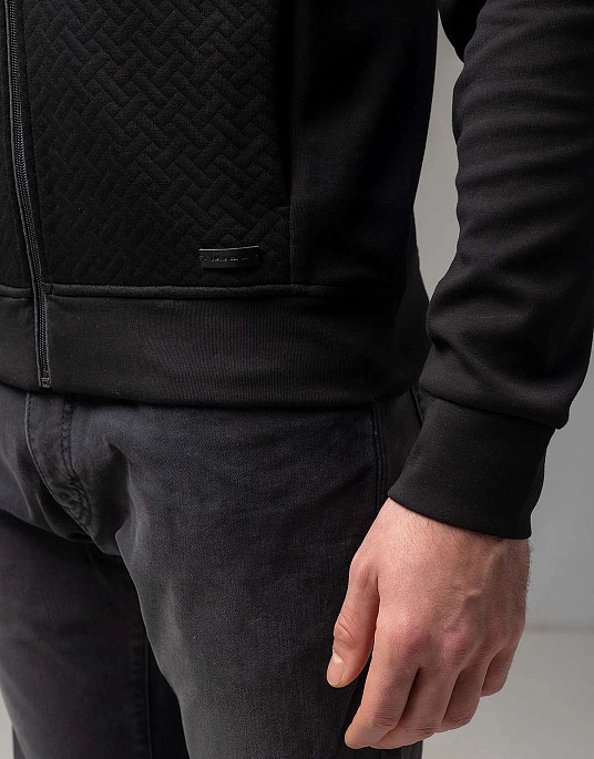 Pierre Cardin zip up jacket in black