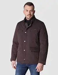 Jacket Pierre Cardin plain in burgundy shade