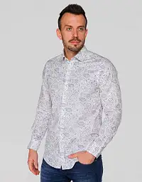 Рубашка Pierre Cardin из эксклюзивной коллекции Le Bleu в белом цвете