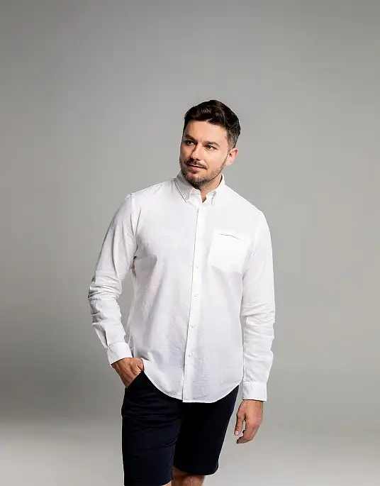 Рубашка Pierre Cardin из коллекции Future Flex в белом цвете